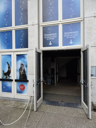 Entrance to the Sea Lion Show at the Aquaforum at the Antwerp Zoo