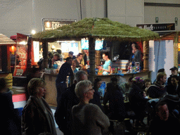 Food stand at the `Azië in Antwerpen` food festival at the Waagnatie Expo & Events building