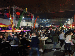 Interior of the Waagnatie Expo & Events building during the `Azië in Antwerpen` food festival