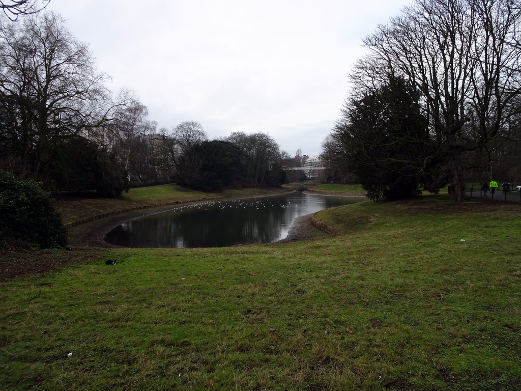 Lake and bridge at the southeast side of the Stadspark