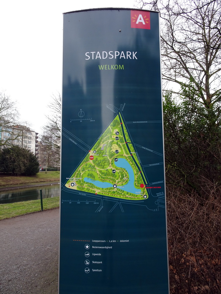 Map of the Stadspark