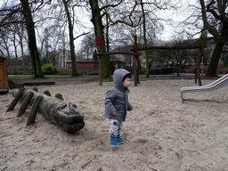Max at the playground at the north side of the Stadspark
