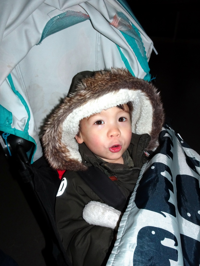 Max at the Monkey Building at the Antwerp Zoo