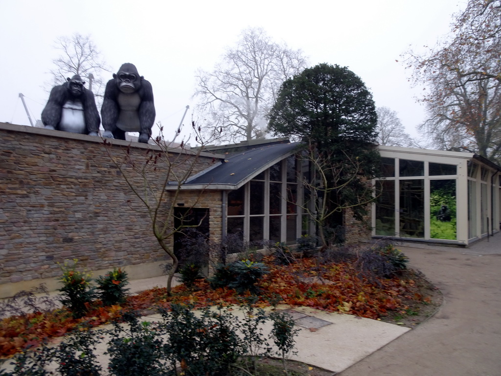 Front of the Primate Building at the Antwerp Zoo