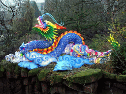 China Light Dragon statue at the Antwerp Zoo
