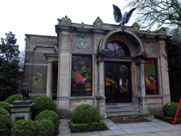 Front of the Bird Building at the Antwerp Zoo