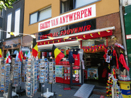 Souvenir shop at the Breydelstraat street