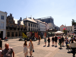 The Wapper street with the front of the Rubens House and its museum shop