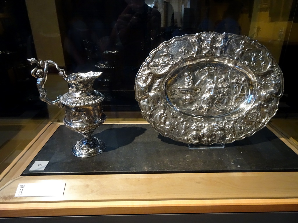 Ewer and basin by Theodore Rogiers the Elder at the Ground Floor of the Rubens House