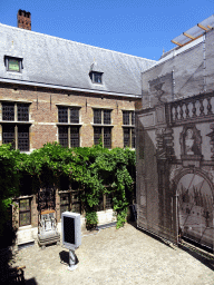The courtyard and portico of the Rubens House, viewed from the First Floor