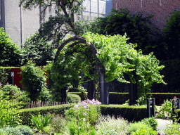 Arch at the garden of the Rubens House