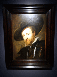Self-portrait by Peter Paul Rubens at the Artist`s Studio at the Ground Floor of the Rubens House