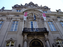 Facade of the Paleis op de Meir palace at the Meir street