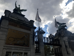 Entrance to the Antwerp Zoo at the Koningin Astridplein square