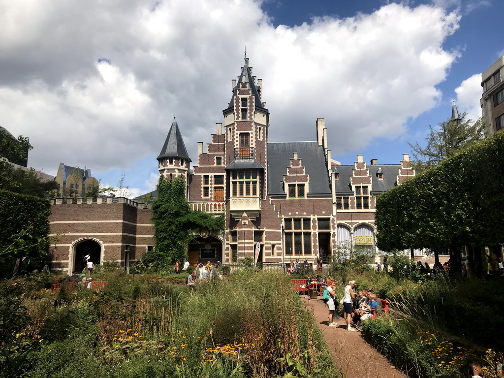 The Flemish Garden and the front of Restaurant Latteria at the Antwerp Zoo