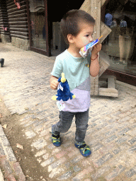 Max at the Belle Époque Square at the Antwerp Zoo