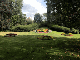 Garden with flowers at the Antwerp Zoo