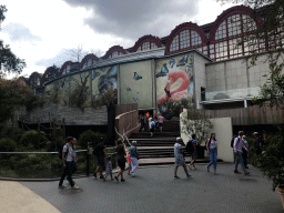 Entrance to the Nocturama building at the Antwerp Zoo