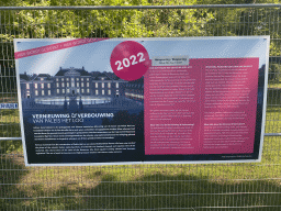 Information on the renovation of Het Loo Palace