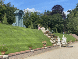 Fountain at the west center of the Palace Garden of Het Loo Palace