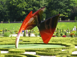 Sculpture `Methane` at the east center of the Palace Garden of Het Loo Palace