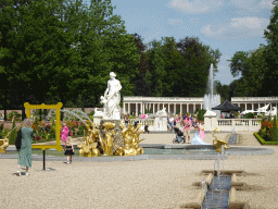 Fountain at the center of the Palace Garden of Het Loo Palace