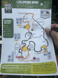 Map of the Apenheul zoo