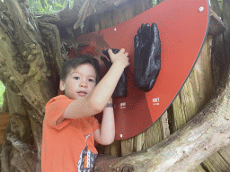 Max with Bonobo hands at the Apenheul zoo