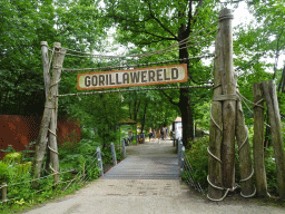 Entrance to the Gorilla World at the Apenheul zoo