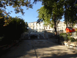 Staircase at the north side of the Jardin d`Été garden