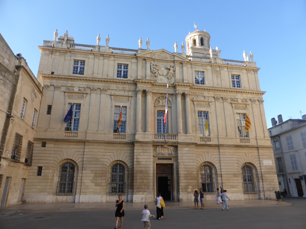 Front of the City Hall at the Place de la République square