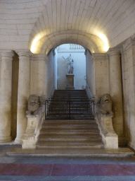 Staircase and statue at the City Hall