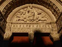 Relief at the facade of the Church of St. Trophime