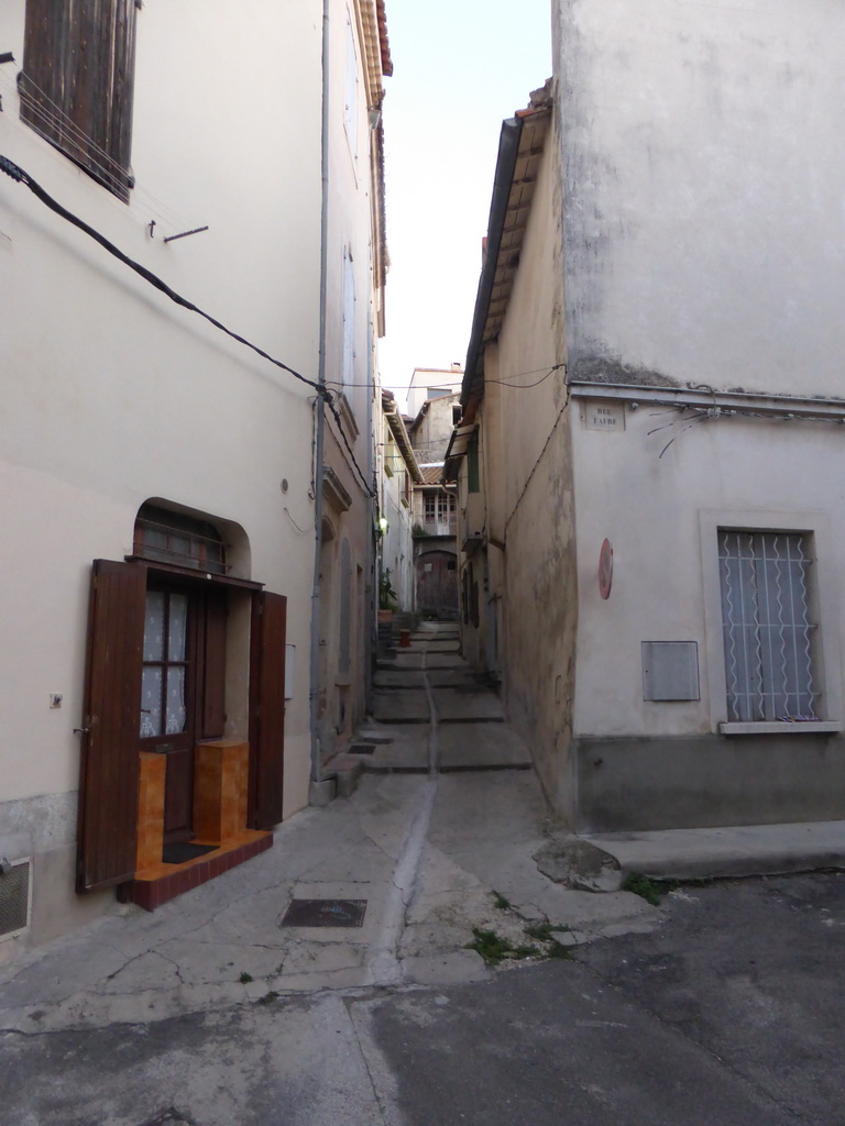 Small side street of the Rue Fauré street