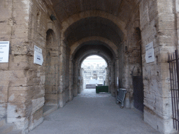 Entrance walkway to the Arles Amphitheatre