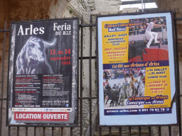 Information on bullfights at the Arles Amphitheatre