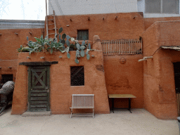 Front of a building at the Desert Hall of Burgers` Zoo