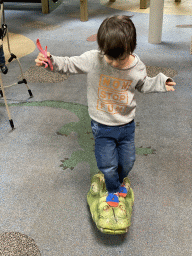 Max at the Kids Jungle playground at the Park Area of Burgers` Zoo