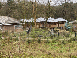 The back side of the entrance to Burgers` Zoo