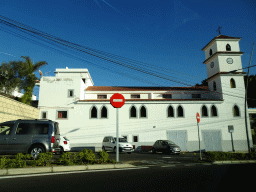 The Kostel church at the town of La Camella, viewed from the rental car on the TF-51 road