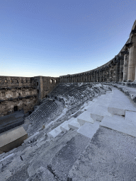 South auditorium of the Roman Theatre of Aspendos, viewed from the top of the west auditorium