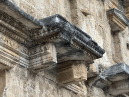 Relief at the stage building of the Roman Theatre of Aspendos, viewed from the orchestra