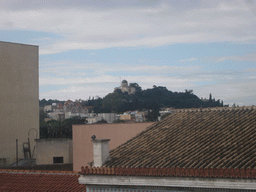 The National Observatory of Athens on top of Lofos Nymphon (Hills of the Nymphs), from hotel room