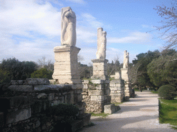 Statues of the Odeion of Agrippa at the Ancient Agora