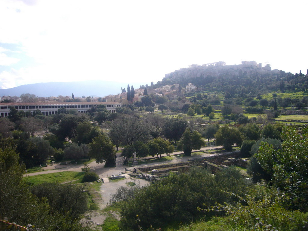 View of Ancient Agora from the Temple of Hephaestus