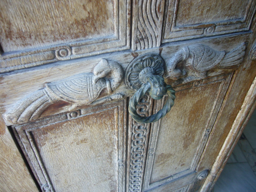 Front door of the Agii Apostoli Solaki