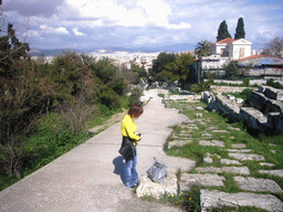 Miaomiao at the south side of the Ancient Agora