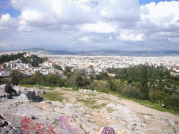 Filopappos Hill and Thissio, viewed from the Areopagus