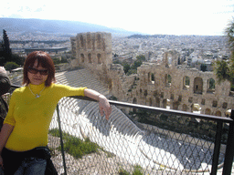 Miaomiao at the Odeon of Herodes Atticus