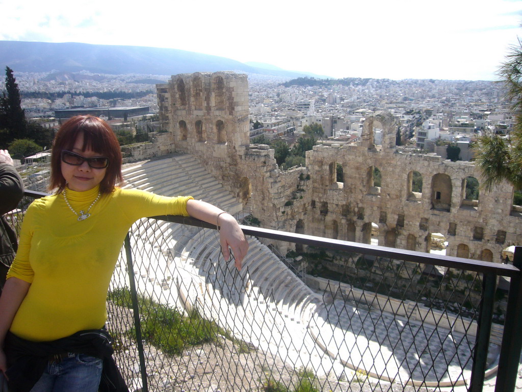 Miaomiao at the Odeon of Herodes Atticus